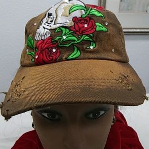 Hat/Skull n Roses